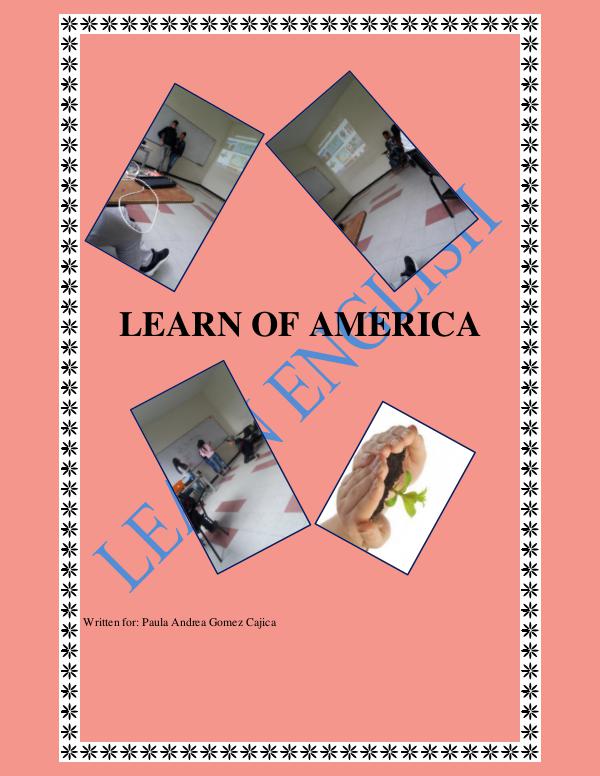 LEARN OF AMERICA LEARN ENGLISH