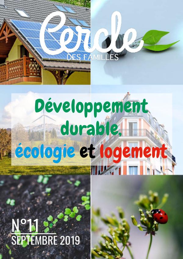 2019 #11 Développement Durable, Écologie, Logement