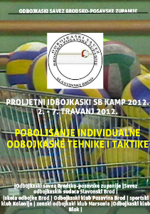 Volleyball and school program pROLJETNI ODBOJKASKI SB KAMP 2012