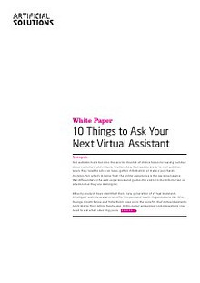 10 Things to Ask Your Next Virtual Assistant