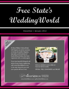 gww septoct 2011 Free State's Wedding World - Dec-Jan2012