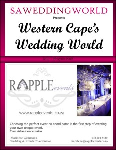 SA Wedding World Western Cape\'s Wedding World