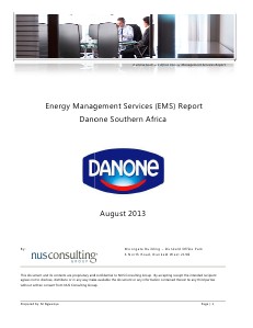 Danone SA - August 2013 2908
