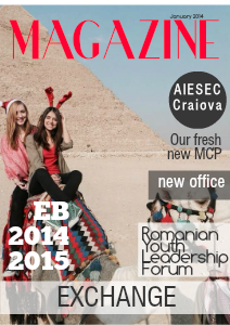 AIESEC Craiova Magazine Jan. Jan 2014