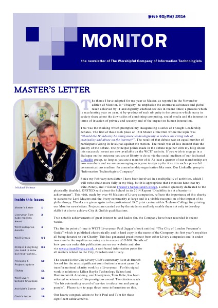 WCIT MONITOR Issue 62 May 2014