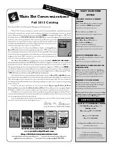 White Hat Communications Catalog Fall 2013