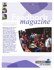 Feedback Magazine 4 - Summer 2013