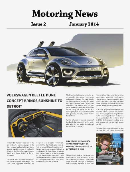 Motoring News Issue 2 Jan2014