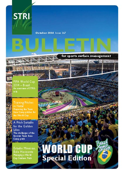 STRI (Sports Turf Research Institute) Bulletin October 2014