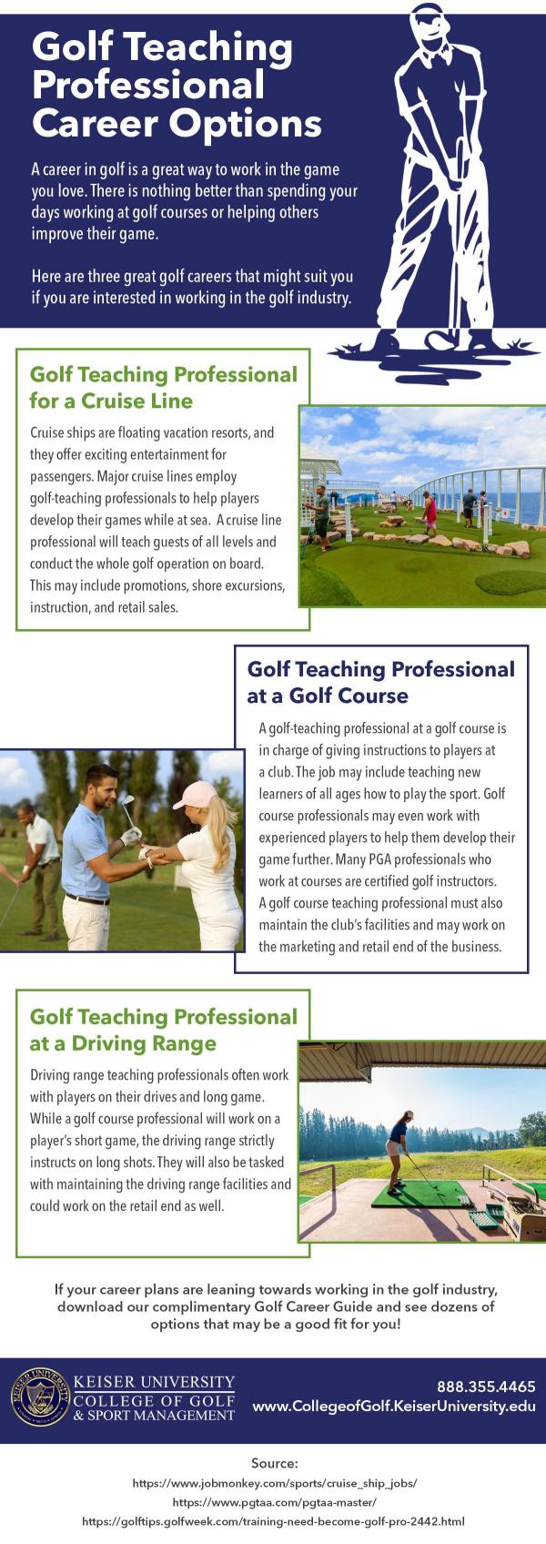Golf Teaching Professional Career Options Golf Teaching Professional Career Options