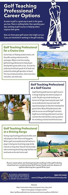 Golf Teaching Professional Career Options