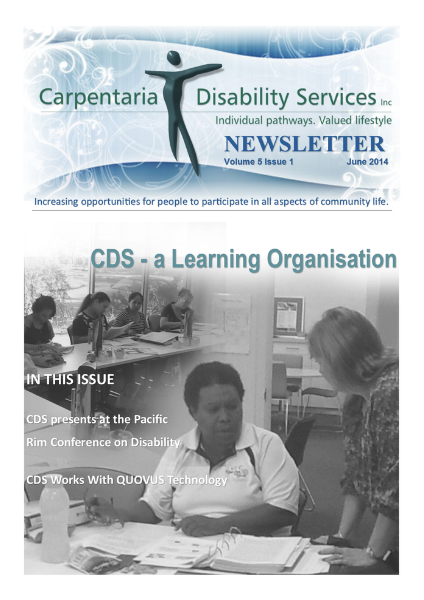CDS Newsletter June 2014 June 2014