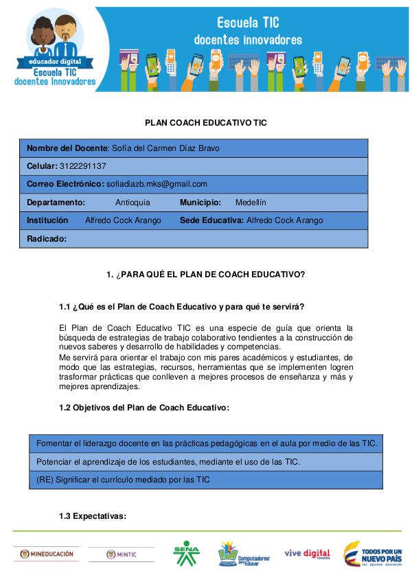 Plan Coach Educativo TIC Plan_Coach_Educativo_TIC