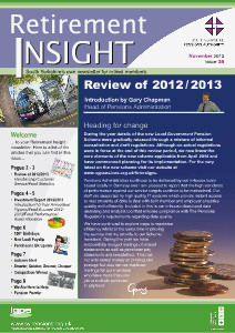 Retirement Insight BUS FUND November 2013 Issue 39