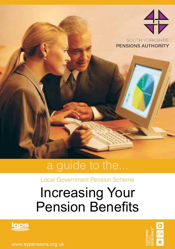 Increasing Your Pension Benefits Oct 2018