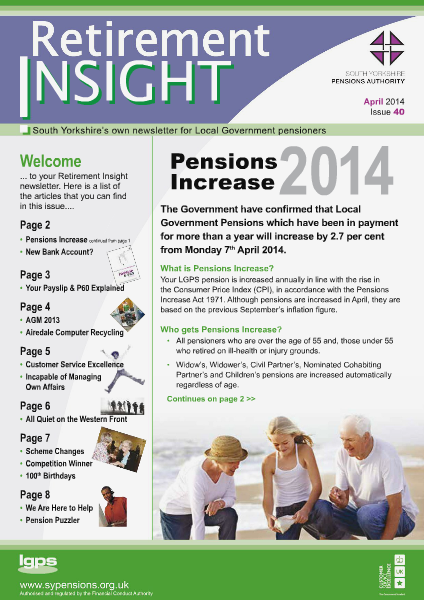 Retirement Insight April 2014 Issue 40