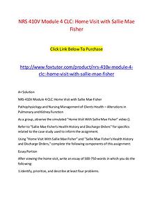 NRS 410V Module 4 CLC Home Visit with Sallie Mae Fisher (2)