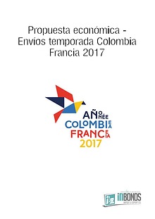 Propuesta económica envíos temporada Colombia - Francia