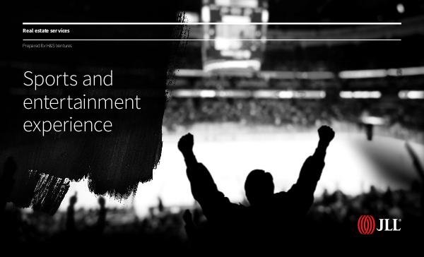 JLL Sports and Entertainment Capabilities JLL Sports and Entertainment Capabilities_2020