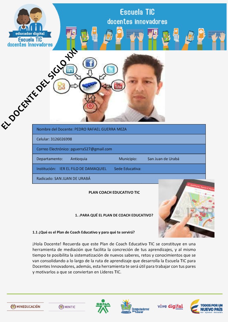 EL DOCENTE DEL SIGLO XXI- PLAN COACH EDUCATIVO TIC Plan_Coach_Educativo_TIC