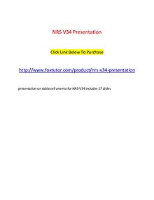 NRS V34 Presentation
