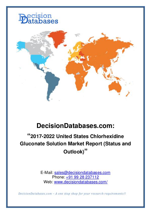 Market Report United States Chlorhexidine Gluconate Solution