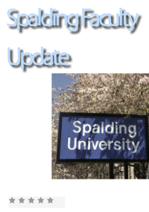 Spalding Faculty Development 1