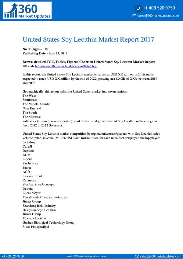 United-States-Soy-Lecithin-Market-Report-2017