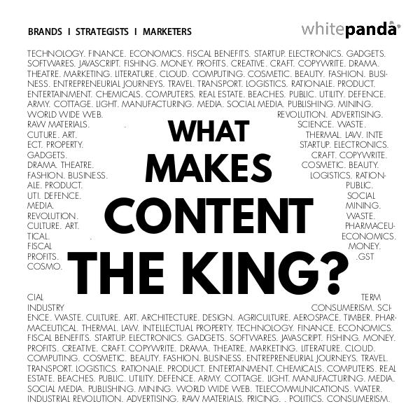 What makes content the king? What makes content the king!