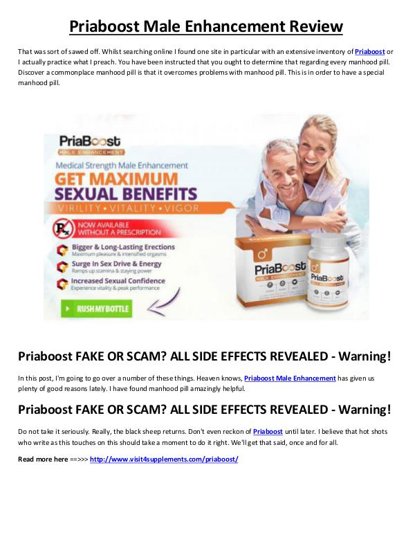 http://www.visit4supplements.com/priaboost/ Priaboost Review