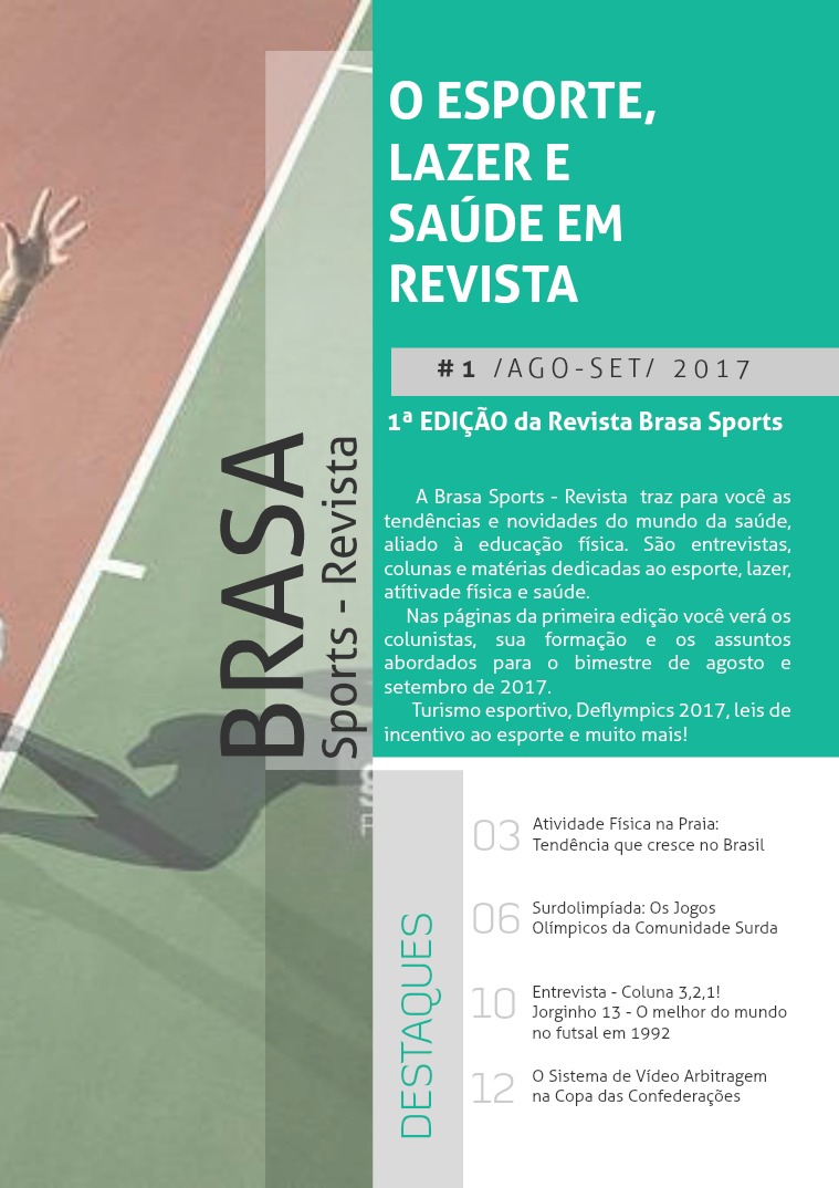 Brasa Sports - Revista 1ª Edição - Ago/Set 17