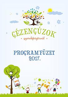 Gézengúzok Gyerekfesztivál 2017 programfüzet