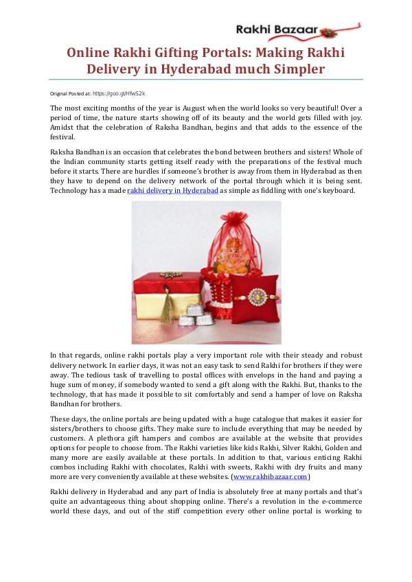 Rakhibazaar.com |Send Online rakhi to inida| Send Rakhi to worldwide Online Rakhi Gifting Portals Making Rakhi Delivery