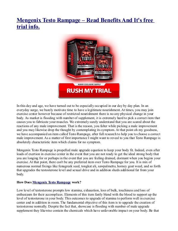 Xcell 180 Testosterone Booster – Natural & Advanced Muscle Boosting S Mengenix Testo Rampage – Read Benefits And It's fr