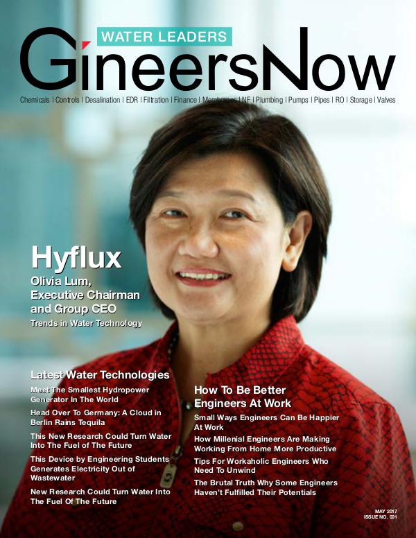 Hyflux Water and Wastewater Desalination - GineersNow Engineering Water Technology Trends with Hyflux - GineersNow