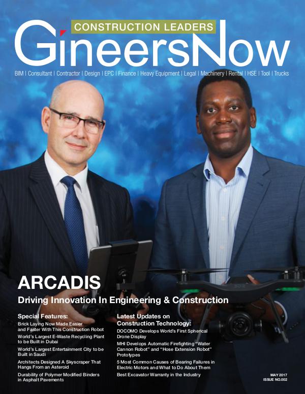 Arcadis Construction, Engineering & Design by GineersNow Drones & Technologies in Construction Industry