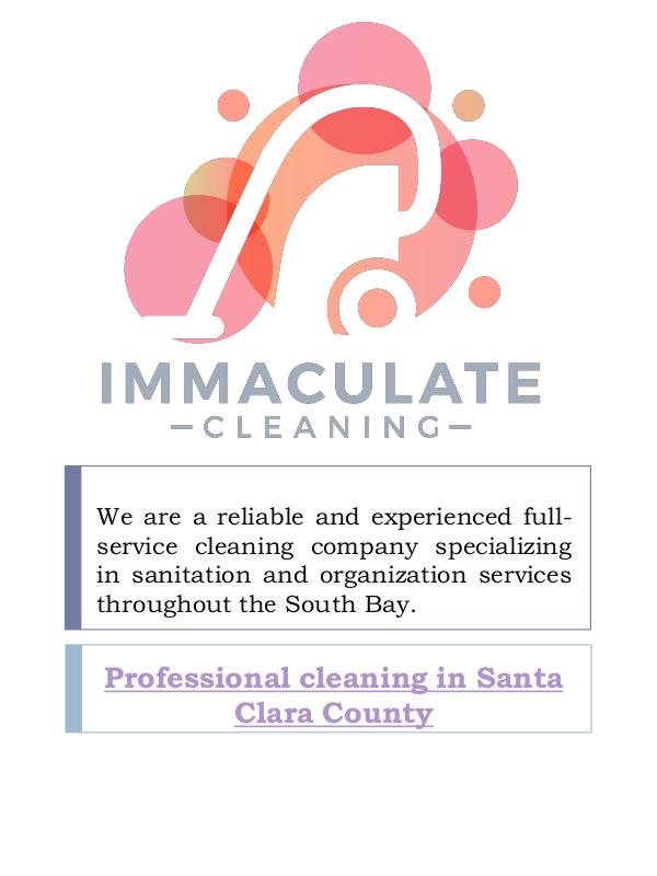 Best Cleaning services in Santa Clara County Professional cleaning in Santa Clara County