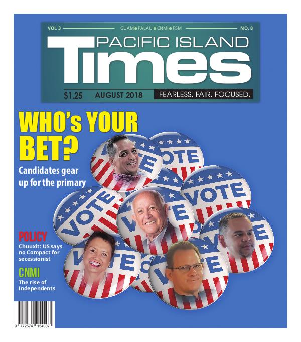 Pacific Island Times August 2018 Vol 3. No 8