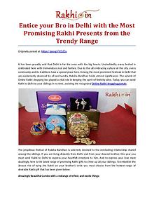Premium Assortment of Rakhis and Gifts at Rakhi.in
