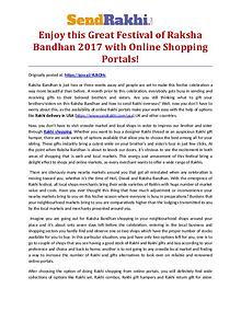 Online Rakhi shopping store