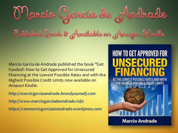 Marcio Garcia de Andrade - Published Book & Available on Amazon Kindl information