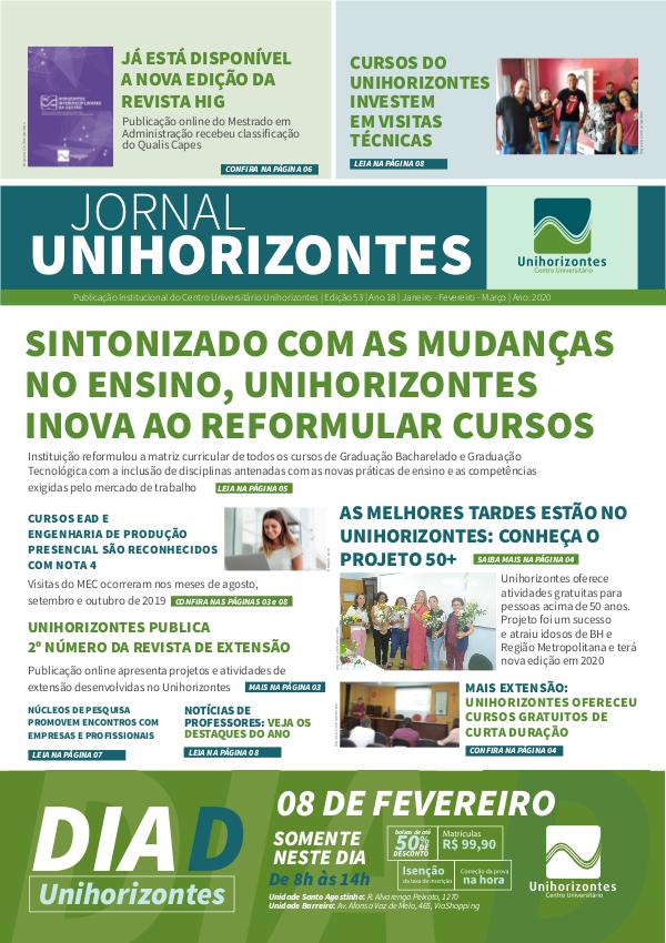 Jornal Unihorizontes Jornal Unihorizontes - Edição 53