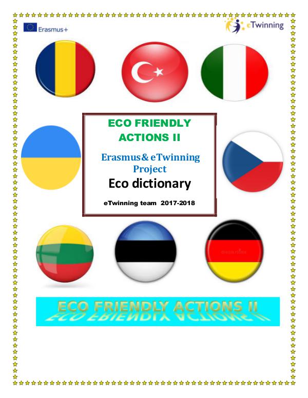 Eco friendly actions dictionar DICTIONARY ECO FRIENEDLY ACTIONS II
