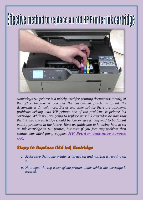 My first Magazine Methods to Replace Old Ink Cartridge