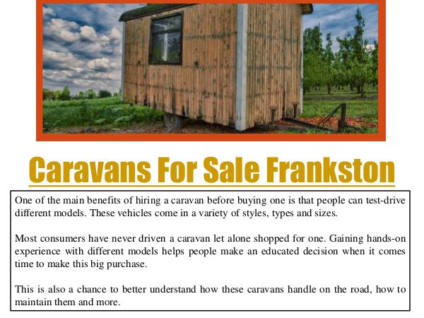 Caravans For Sale Dandenong Caravans For Sale Frankston
