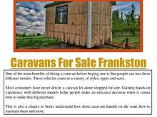 Caravans For Sale Dandenong
