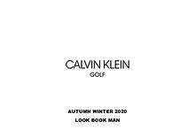 Calvin Klein Golf Look Book Winter 2020 Men