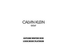 Calvin Klein Golf Platinum Look Book Winter 2020