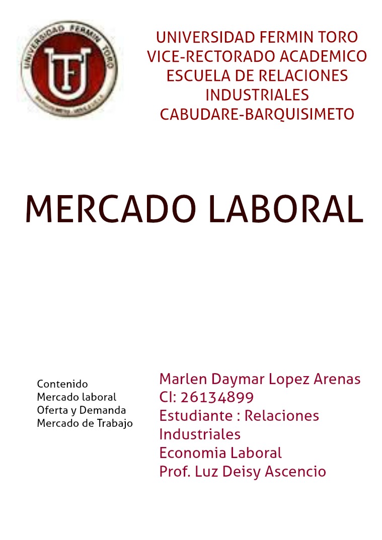 Mercado Laboral mercado laboral