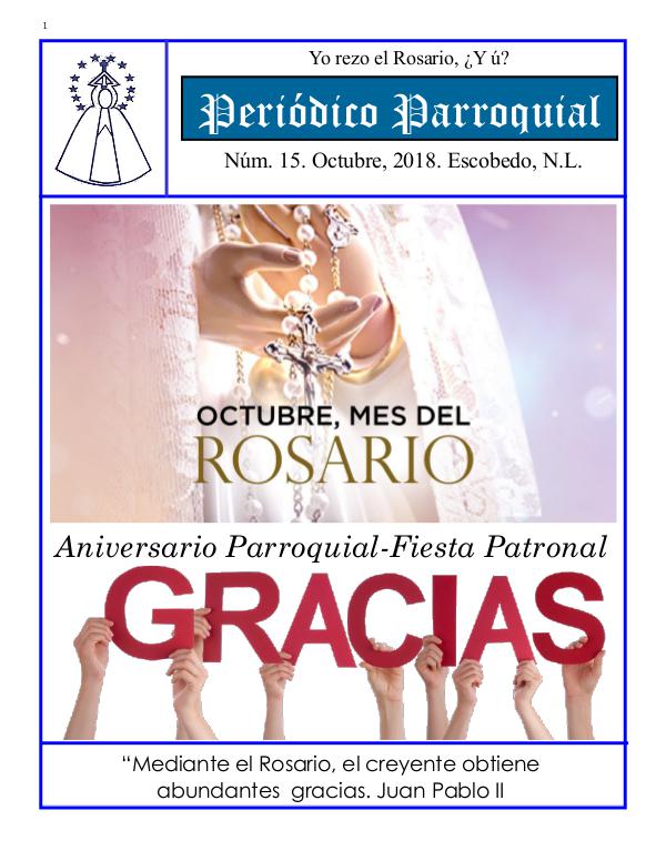 Revista Parroquial Nuestra Señora de la Soledad (oct 2018) periodico-parroquial-color-OCT-18